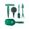 Garden Seedling Hole Puncher with Long Handle - Plastic Planter Tool for Planting and Digging