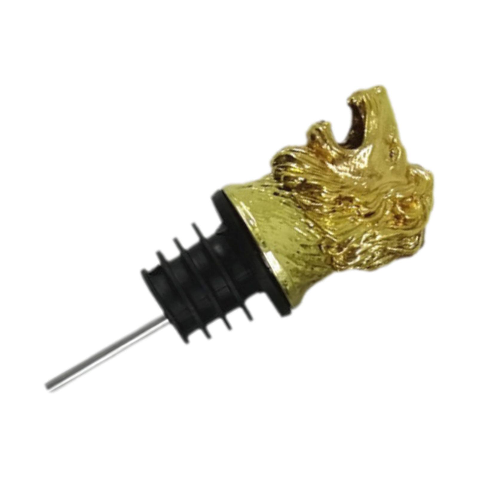 

Элегантный цинковый сплав наливной носик для вина в форме головы животного пробка для бутылки украшение для мужчин женщин кухонный инструмент аксессуары золотой