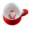 Christmas Cute Animal Cartoon Ceramic Coffee Mug Set