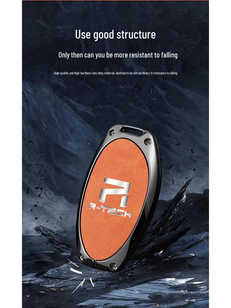 Roewe R7/F7 2023 Premium Schlüsselhülle - Fernbedienungsschale & Schnalle für 22 Modell