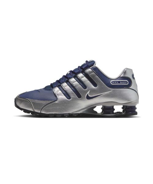 [Nike] Shox NZ M - Полуночный синий:Серебристый металлик:Черный 378341-402 250