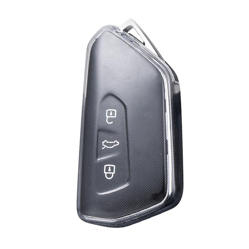 Volkswagen Autoschlüssel TPU Transparente Schutzhülle - Verschleißfest & Sturzsicher