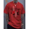 Men's Fashion Trend Crew Neck T-shirt