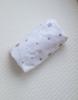 Cotton Fitted Sheet for Boho Moses Basket, Gondola Stroller 75x35 cm - Mini Stars Gray