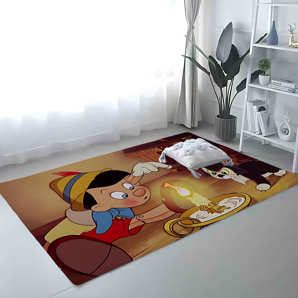 P-Pinocchio Floor Mat Bathroom Absorbent Mat Simple Door Dirt-resistant Mat Home Kitchen Mat Foot Mat Entry Mat