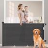 Retractable Dog Gate No-Drill Childproof Net Fence Cat Baffle Mesh Pet Gate Mesh Sliding Barrier Fence Dog Cat Fence Pet Gate
