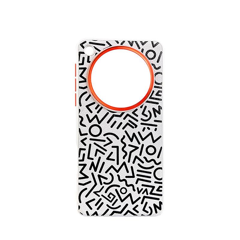 

Graffiti Pattern Case Oppo Find X8 Pro X8s Plus X8 Ultra Metal Lens Protection Frame Anti-slip Grip Plain Leather Case Cover For Find X8 Plus&Artificial leather