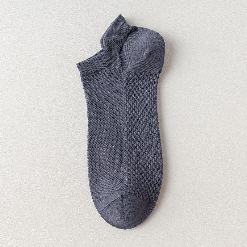 

Мужские летние тонкие хлопковые дезодорирующие влагоотводящие носки-лодочки без швов 1 pair бирюзовый