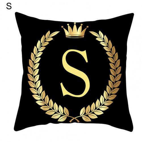 Excellent Cushion Cover Washable Pillowcase Unfading Clear Printing Letter Pillowcase 960₽