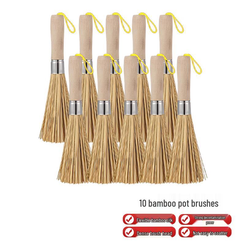 

Yimeide Natural Bamboo Kitchen Cleaning Brushes