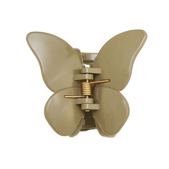 Dame Hårklemme Sommerfuglform Glatt Ensfarget Sterk Klype Sklisikker Hårpynt Hårklype Pendling Fest Date Hårklemme