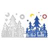 Forest Castle Design Style Metal Cutting Die Stencil for DIY Scrapbooking Album Photo Embossing Paper Card Craft Decor