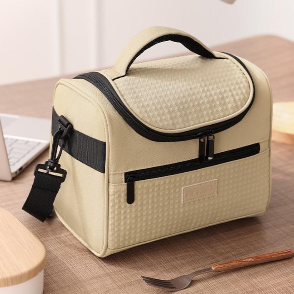 Heat Preservation Lunch Bag PEVA Insulated Bag Handbag Picnic Bag  Food Fresh