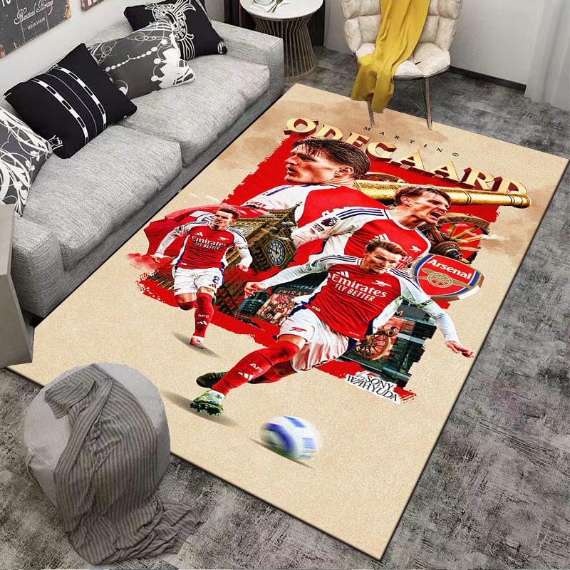 Arsenal Football Designed floor mat, suitable as a non-slip mat for the living room or bedroom sofa