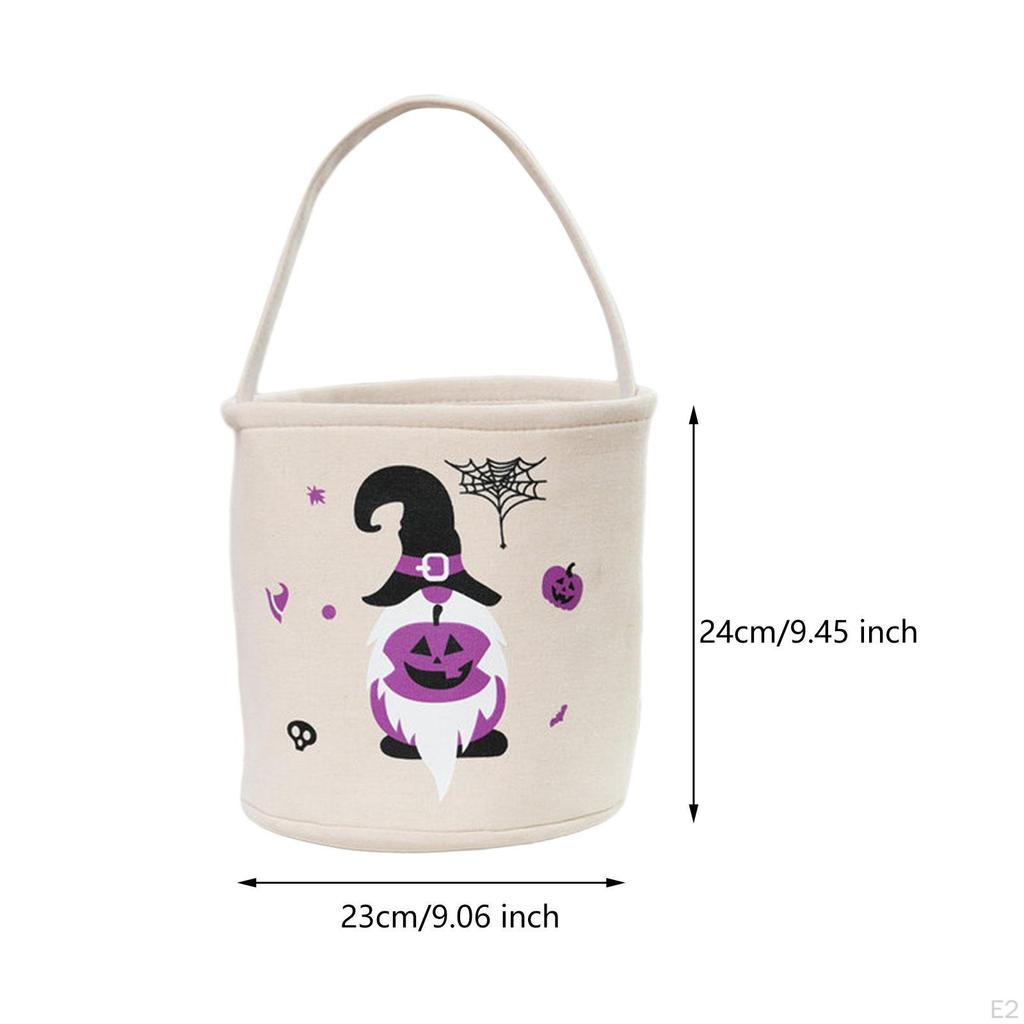 Halloween Candy Bag Ornament Decoration Reusable Accessories Storage Trick or Treat