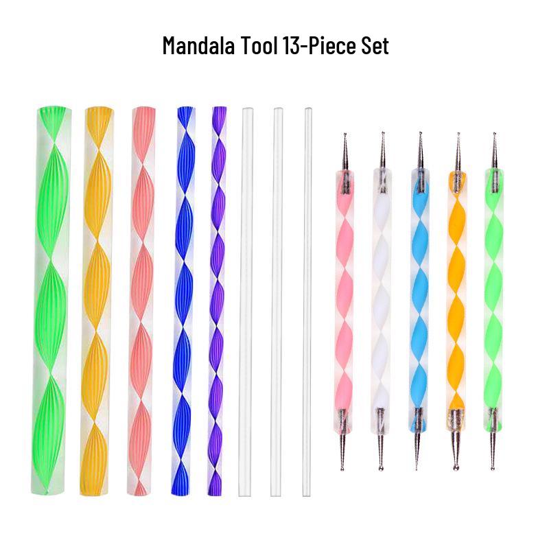 

13-Piece Mandala Painting & Dotting Tool Set for Stone Art