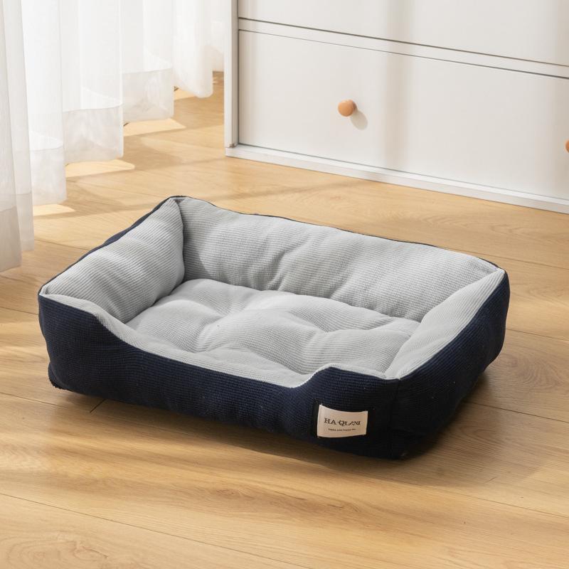 

New Kennel Small and Medium-sized Dogs Are Not Easy To Stick To The Fur Dog Bed Warm Dog Cushion Cat Sleeping Mat Pet Nest M