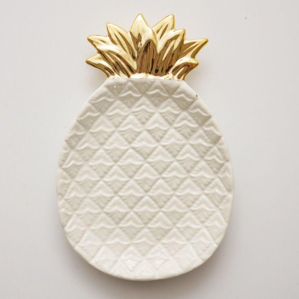 Pineapple Spoon Holder Ceramic Counter Spatula Kitchen Decor Spoon Rest Kitchen