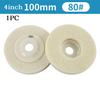White Polishing Wheel 4inch 60-3000 Grit Angle Grinder