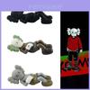 Sesamstraße Kaws Cos Tragende Puppe, Anime Trendfigur Großhandel 17cm, Material PVC, Grau