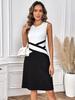 2025 European & American Style Elegant Slim Women's Commuting Dress