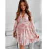 Fashion Floral Chiffon Dress Women's New Summer Cake Dress