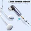 Headphone Audio Adapter Converter Type C To 3.5Mm Jack Elbow L-Type For Cellphone Android Huawei