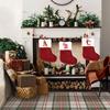 Christmas Stockings Decorative Letter Knitted Sock Hanging Decoration Easy To Hang Festive Christmas Tree Decor