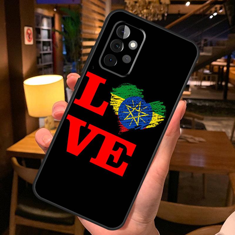 Ethiopia Flag Case For Samsung Galaxy A52 A12 A22 A32 A42 A51 A71 A13 A23 A33 A53 A14 A54 A34 Phone Cover