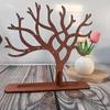 Jewelry Display Stand Wooden Tree Tower Rack Hanging Organizer For Ring Earrings Necklace Bracelet Hair Accessories