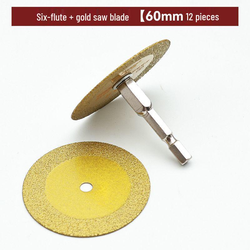 Diamond Silicon Carbide Saw Blade - Tile & Glass Cutting Disc for Electric Grinders