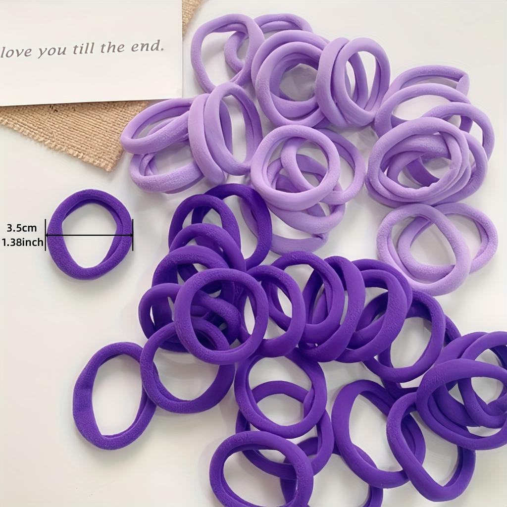 50pcs Women's Casual Hair Bands, Anti-slip, Suitable for Daily Hair Accessories, Gym Hair Bands, and Multi-functional Hair Bands