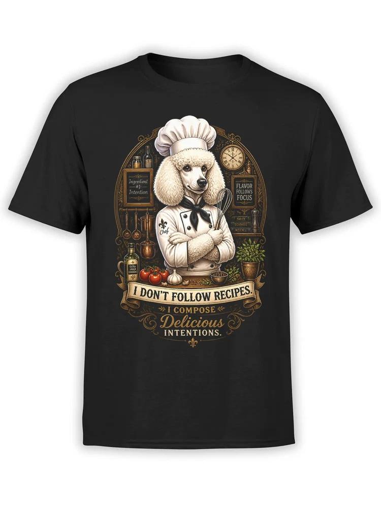 Chef Intentions Poodle Tshirt Unisex S