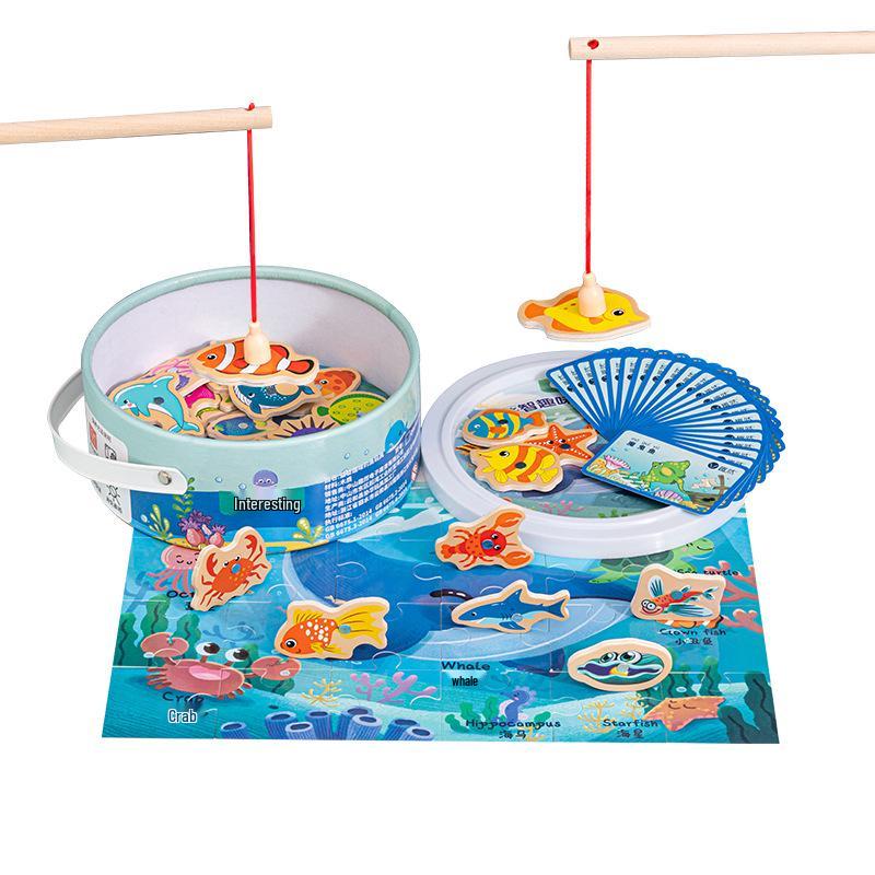 Magnetic Fishing Toy - Educational Gift for Toddlers Aged 1-3, Perfect for Boys and Girls