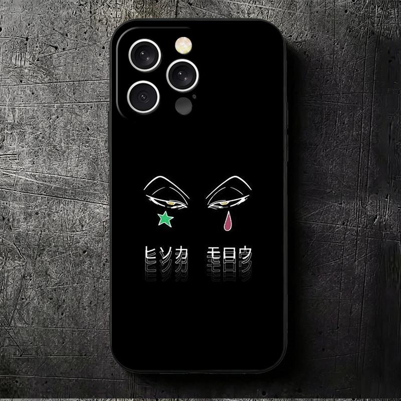 Hunter X-Hunters Hisoka Soft Phone Case for iPhone 16 16E 17 Air 15 Pro Max 14 Plus 13 Mini 11 12 7 Black Cover Back Shell