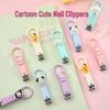 Cute Cartoon Hat-Shaped Nail Clipper with Ear Spoon for Girls - Portable & Household Use