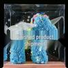 Qixi Unicorn Rose Preserved Flower & Teddy Bear Gift Set for Girlfriend or Kids