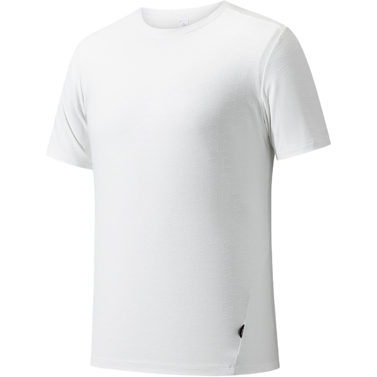 

Anta Comfortable Casual Simple Solid Color Versatile Round Neck Breathable Short Sleeve T-Shirt Men Tops 152530106-4 3XL