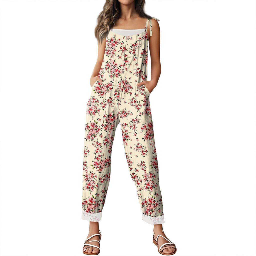 Damenmode Lässige Lockere Weihnachtsdruck Weite Hosen