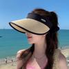 Summer Outdoor Sun Hat With Wide Brim And Breathable Straw Material For Women
