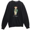 Bear Print Long Sleeve Trainer Brushed Back Sweatshirt Men's Used