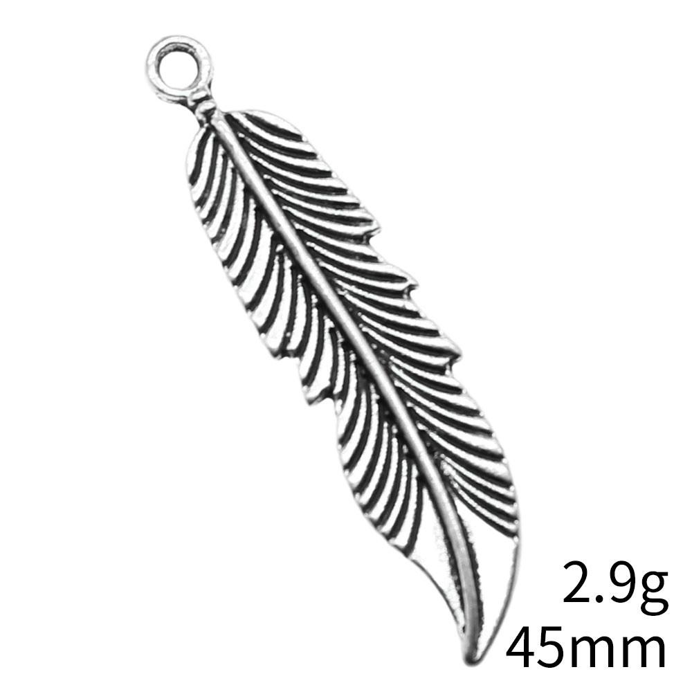 NewArrivals Charms Jewerly Making Feathers Leaf Charms Pendant Ornaments For Home Car Pendant