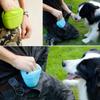 1 pezzo borsa da addestramento per animali domestici in silicone, borsa per snack per animali domestici, borsa da addestramento per cani, borsa da vita per animali domestici per addestramento all'aperto, borsa da vita, borsa portatile per cibo per cani