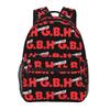4th Of July Northern Pike Fish Fishing American Flag Rucksacks Boys Girls School Carrier Students Schoolbags Rucksack Carry Bag