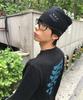 Maidibbeullumemolijeu Mm Logo Roll Beanie (Black)