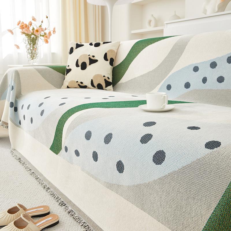 

Свежее синельное диванное полотенце, нескользящий, грязеотталкивающий чехол для дивана, универсальный чехол, высококачественная универсальная ткань для дивана Four Seasons 180*130cm