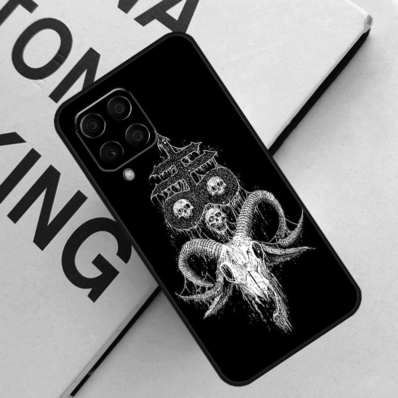 Gethuvud Satan För Samsung Galaxy M14 M34 M54 M31 M13 M33 M12 M32 M52 M11 M21 M35 M53 M55 M15 M06 M16 Fodral