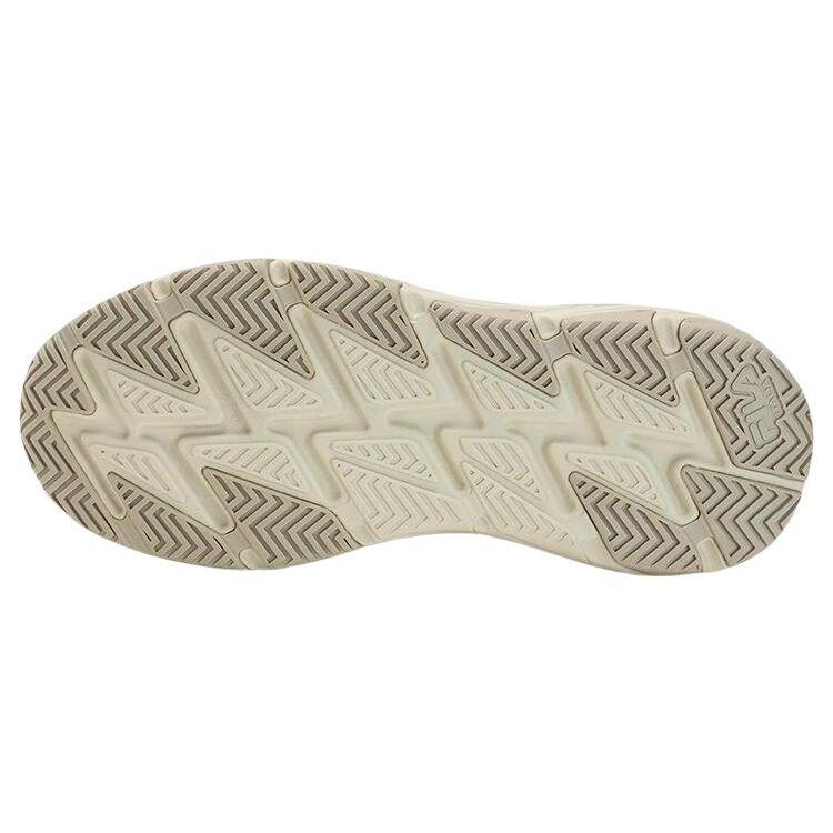 Fila Wave Comfortable Breathable Fabric Synthetic Leather Durable Low-Top Running Shoes Men Sneaker Black Gray F12M332109FBG