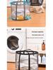 Portable Foldable Wall-Mounted Laundry Hamper: Large Capacity Mesh Basket for Bathroom Storage