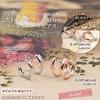 10k K10 Pink Gold Hoop Snap Earrings for kk110 [Four-Leaf Clover] Earrings, Women